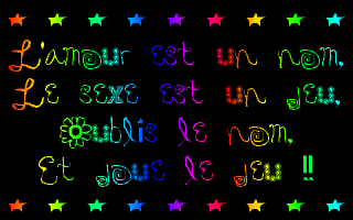 c&eacute; &ccedil;a l'amour